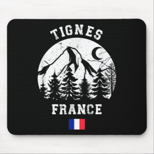 Tignes France Alps Ski Resort Alpine Skiing French Mouse Pad