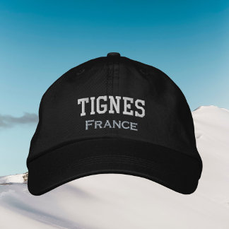 Tignes France ski winter vacation outfit Embroidered Hat
