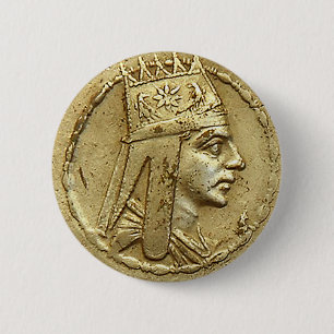 Tigran the Great, Armenian Hero 2 Inch Round Button
