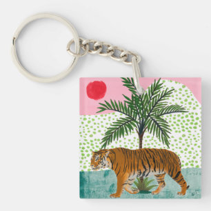 Tigre au lever du soleil