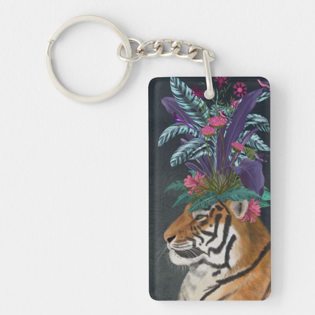 Tigre avec tête tropicale (Devant)