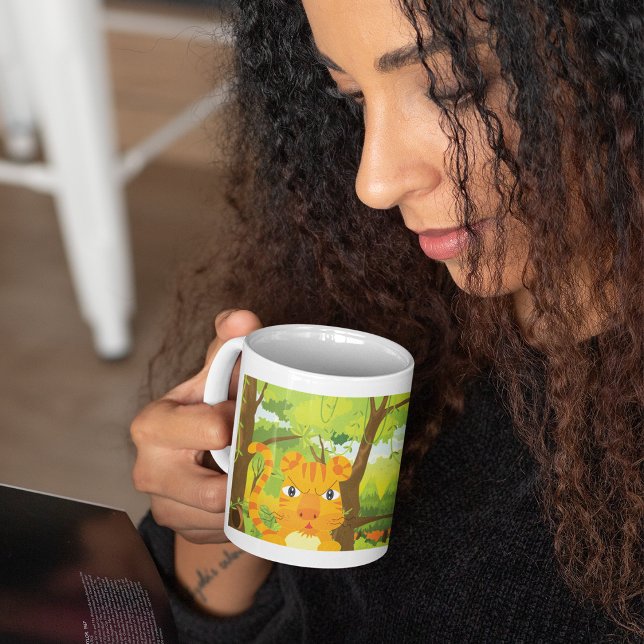 Tigre Dans La Mug De La Jungle (Créateur téléchargé)