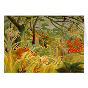 Tigre dans une tempête tropicale 1891