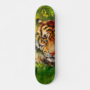 Tigre de la Jungle réaliste - Tiger Skateboard