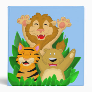 Tigre de lion et classeur d'ours