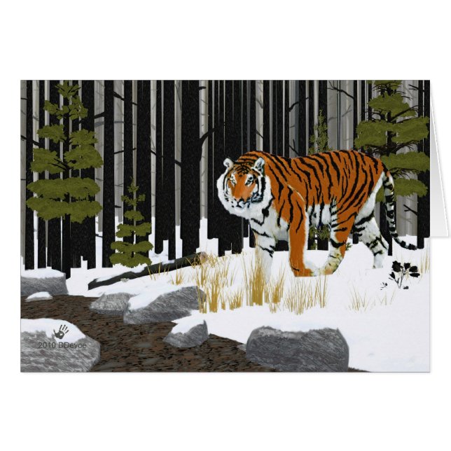 Tigre de Sibérie (Devant horizontal)