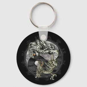 Tigre et dragon keychain