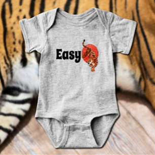 "Tigre Facile" Body Bébé Drôle – Audacieux & Joyeu