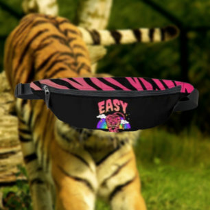 Tigre facile Retro Arc-en-ciel Fanny Pack Tiger ba