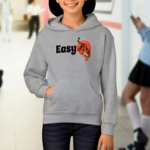 "Tigre Facile" Sweat à Capuche Drôle pour Enfants 