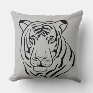 Tigre Gratiffi Throw Pillow