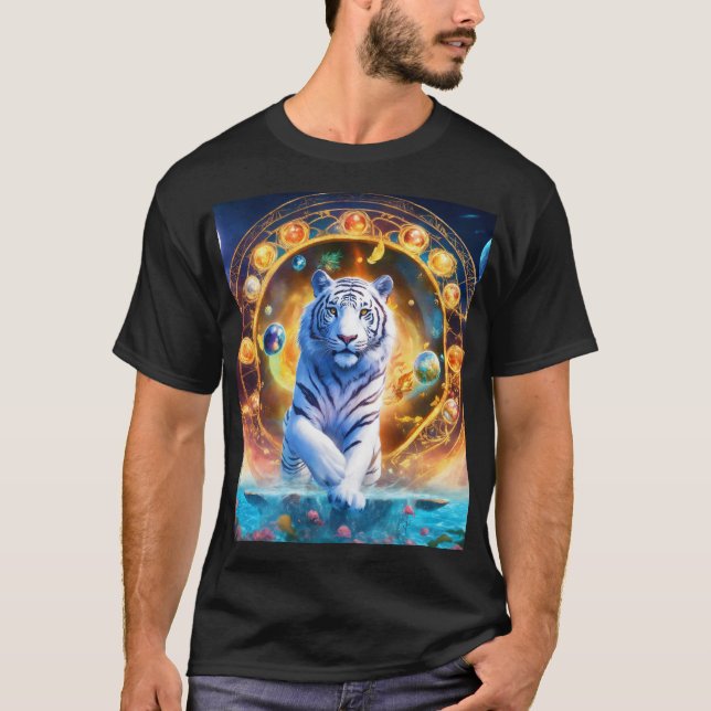 Tigre majestueux du Bengale - T-shirt de puissance (Devant)