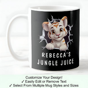 Tigre Mignon Dans Une Tasse ! Cadeau Original Pour