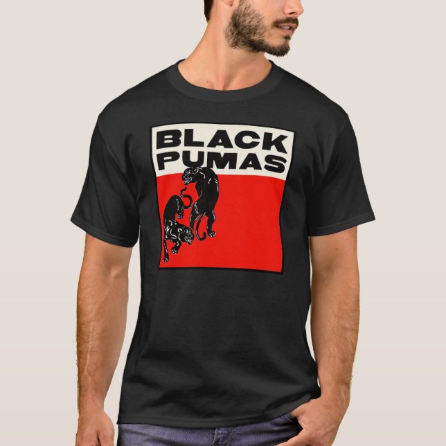 Tigre noir une paire T-shirt classique (Devant)