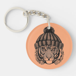 Tigre prêt de mode d'hiver