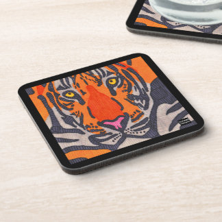 Tigre (simple) - Dessous de verre en plastique