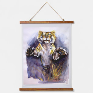 Tigre Tiger Suspendu Tapisserie