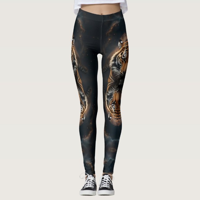 Tigres mystiques Nebula Leggings (Devant)