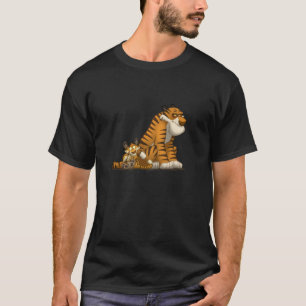 Tigres sur un T-shirt