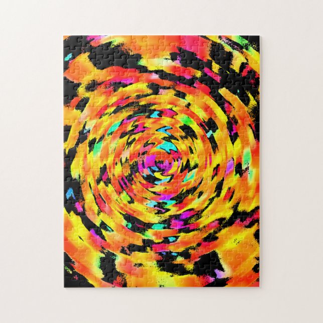Tigress Abstract Jigsaw Puzzle (Vertical)