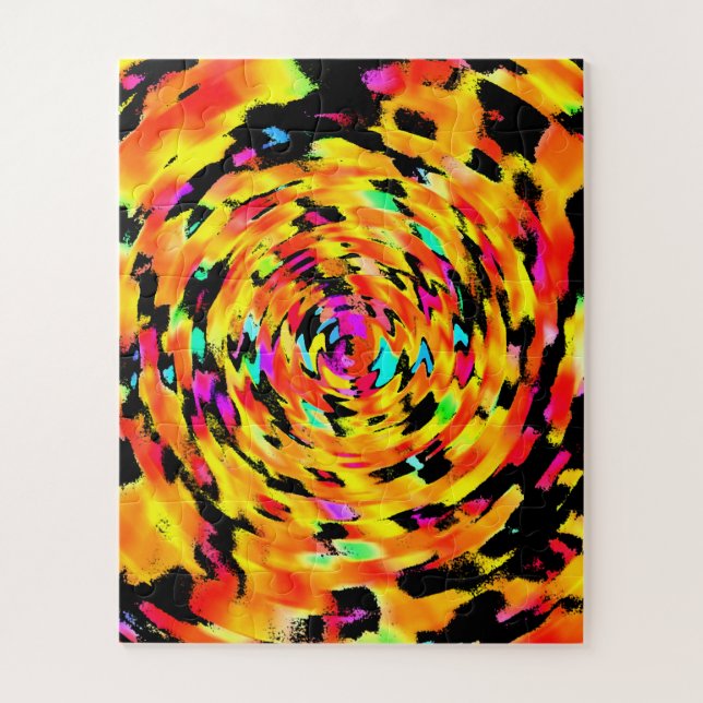 Tigress Abstract Jigsaw Puzzle (Vertical)