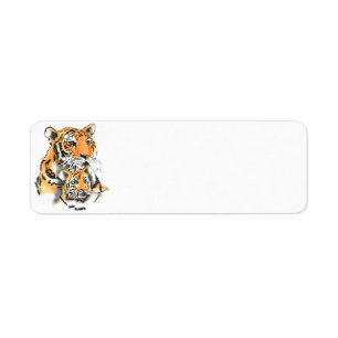 Tigress and cub