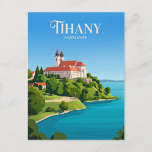 Tihany Abbey Hungary Postcard