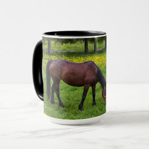 Tihuta Pass, Horse in Pasture Mug