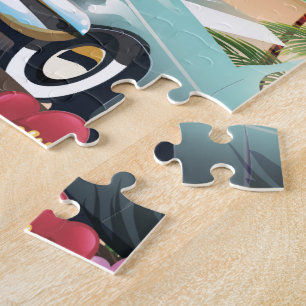 Tijuana Baja California Mexico travel poster Jigsaw Puzzle