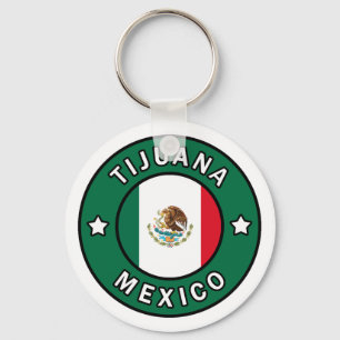 Tijuana Mexico button Keychain