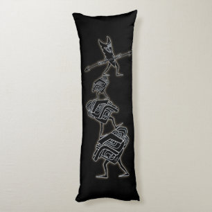 Tiki Adventure Body Pillow