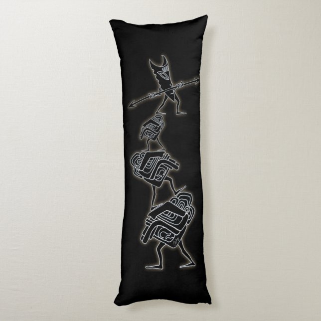 Tiki Adventure Body Pillow (Back (Vertical))