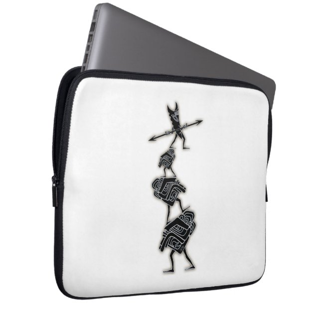 Tiki Adventure Laptop Sleeve (Front Right)