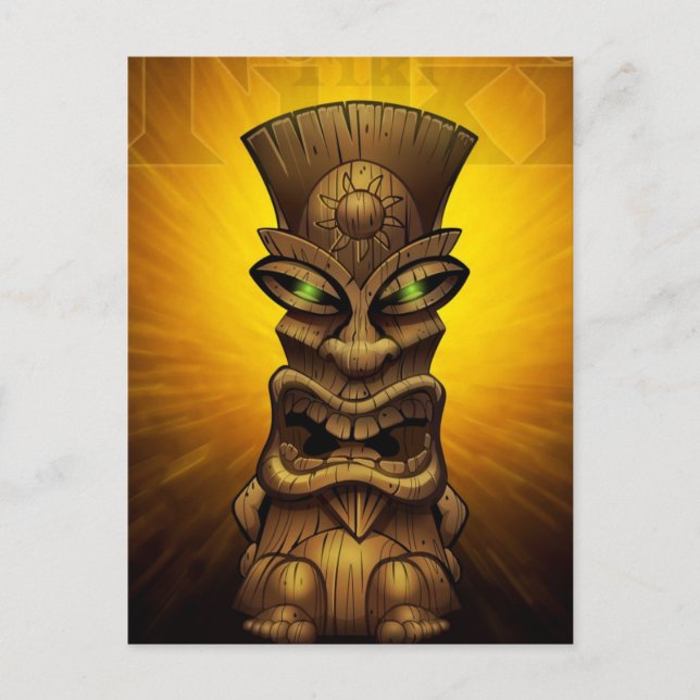 Tiki artwork post card (Front)