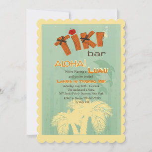 Tiki Bar Avec Invitation Dauphins