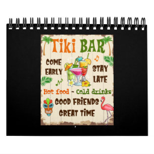 Tiki Bar Calendar