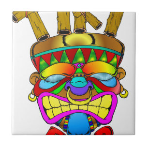 Tiki Bar God Tile
