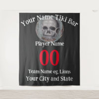Tiki Bar number name city state slogan T-Shirt
