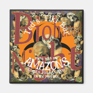 Tiki Bar Party with the Amazons on the Mudflats Magnet