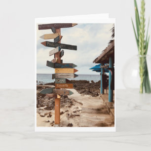 "Tiki Bar" Photography Greeting Card