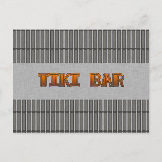 Tiki Bar Postcard (Front)