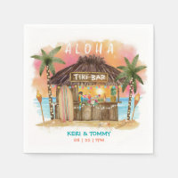 Tiki Beach Bar | Tropical Sunset Surf & Sea