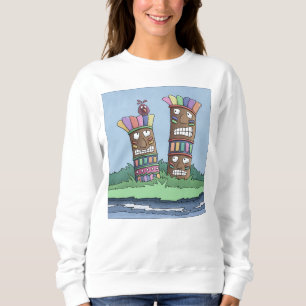 Tiki Bird Rosebud Sweatshirt