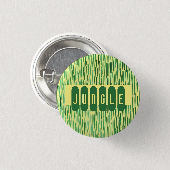 Tiki Custom Jungle Vibe 1 Inch Round Button (Front & Back)