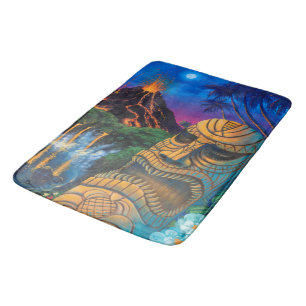 Tiki God Bathmat