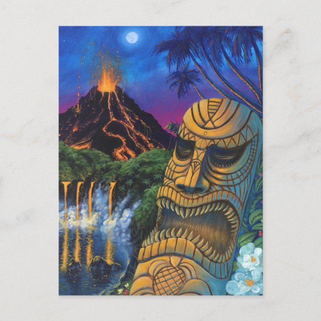 Tiki God Postcard (Front)