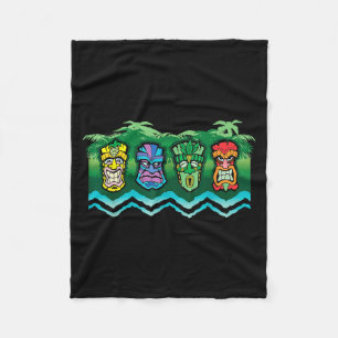 Tiki Guardians Fleece Blanket