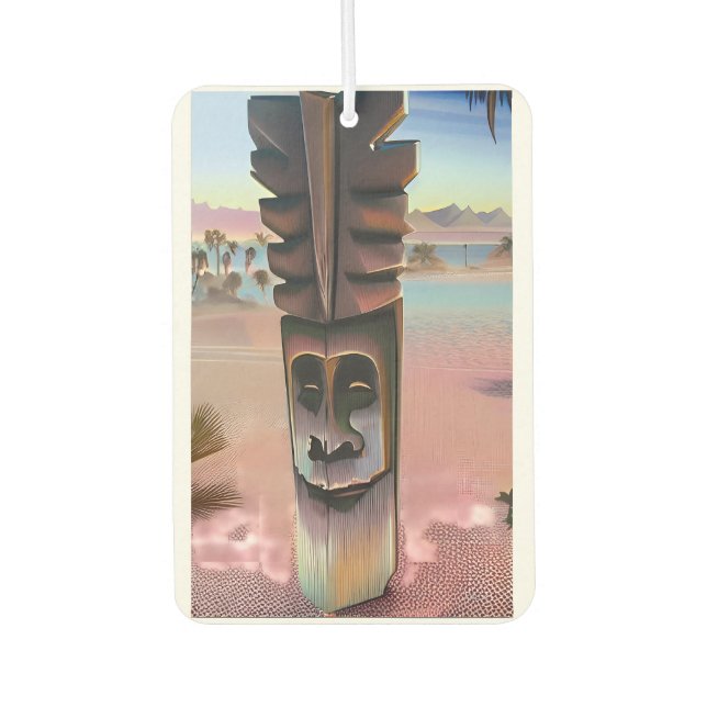 Tiki Illusions Air Freshener (Front)