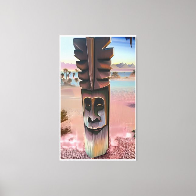 Tiki Illusions Canvas Print (Front)
