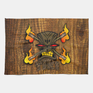 Tiki Kustom Kitchen Towel